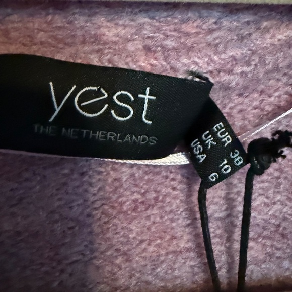 NWT Yest The Netherlands Omilya Violet Cardigan Gold Buttons Size 6 Preppy - Picture 10 of 16